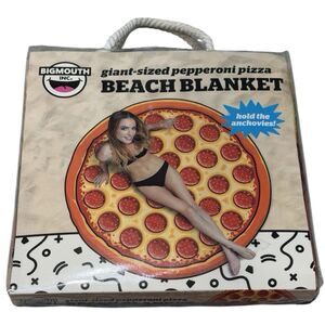 BigMouth Giant Pepperoni Pizza Beach Blanket 60x60